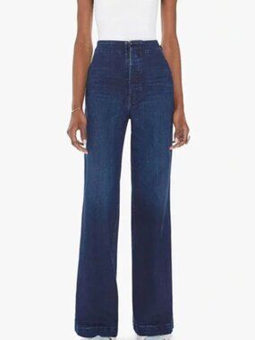 MOTHER Cinch Roller Sneak - Dark Wash (Size 31)